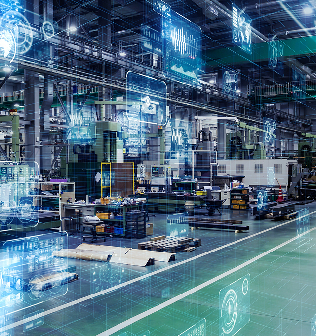 Euro Mechanical manufacturing facility with digital technology overlay