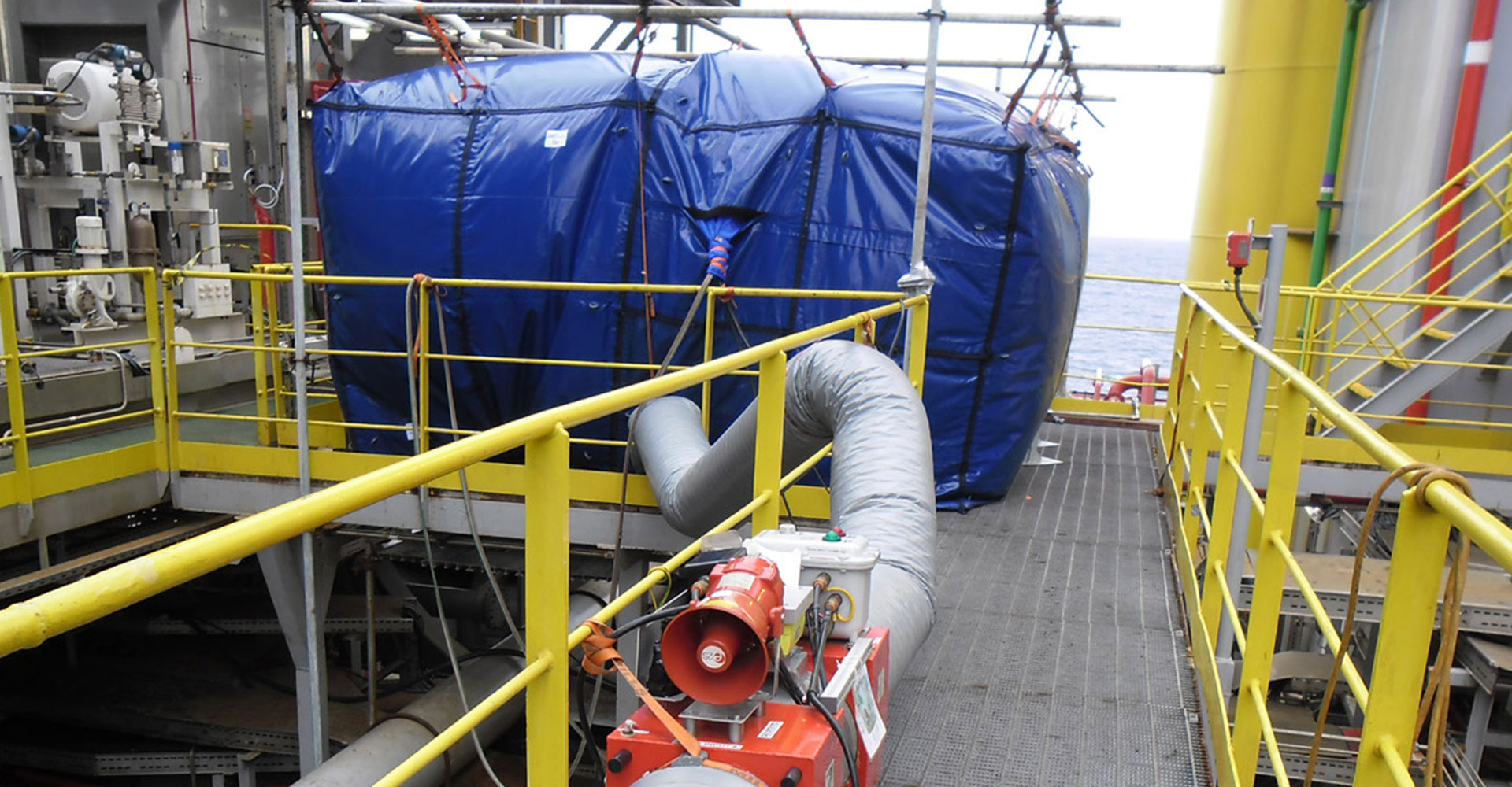 Offshore platform extension pressurised habitat project