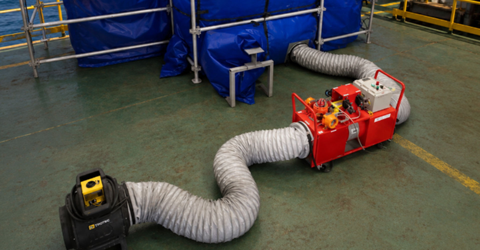 Onshore refinery turnaround pressurised habitat project
