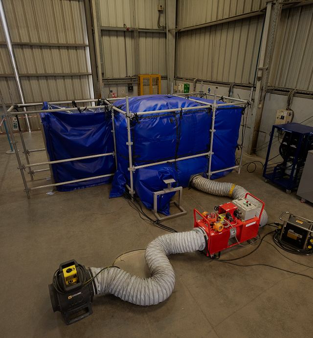 ATEX certified pressurised habitat control equipment