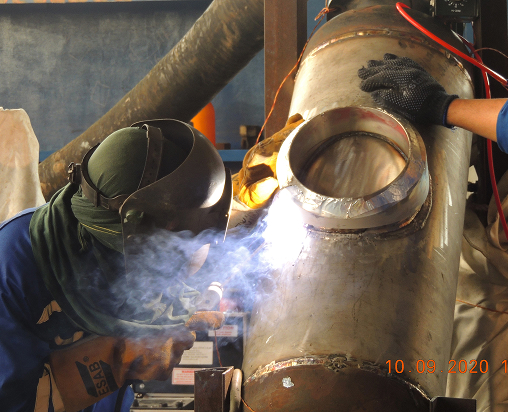In-service welding on pressurised pipeline
