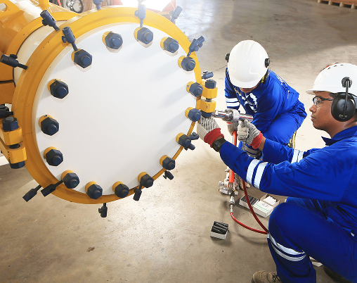 Online leak sealing on pipeline flange