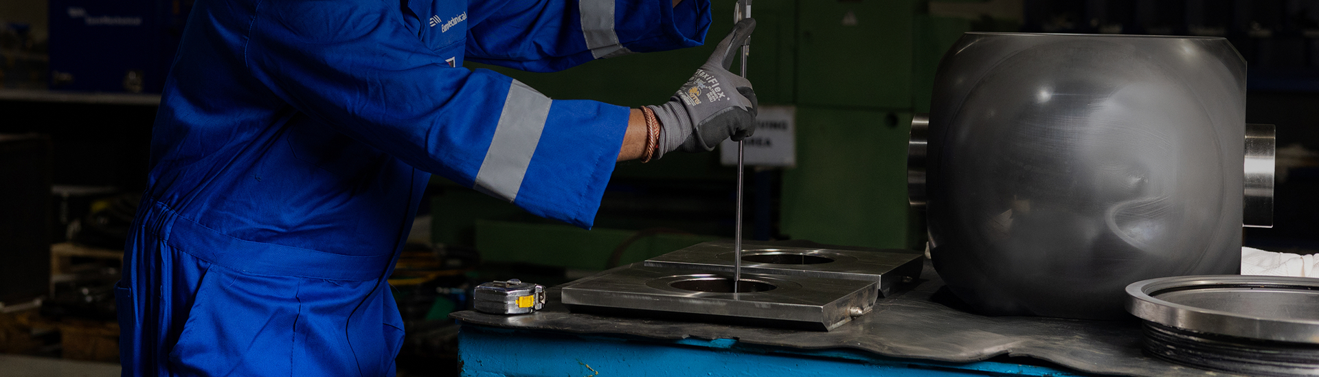 Valve services and management at industrial facility