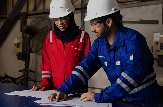 Euro Mechanical team members at work